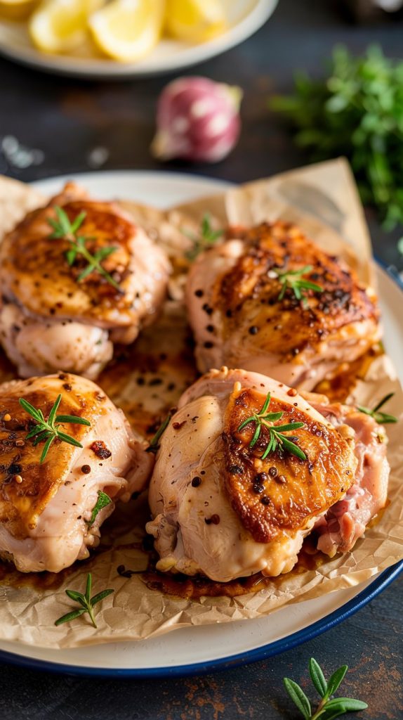 Air Fryer Boneless Skinless Chicken Thighs recipe