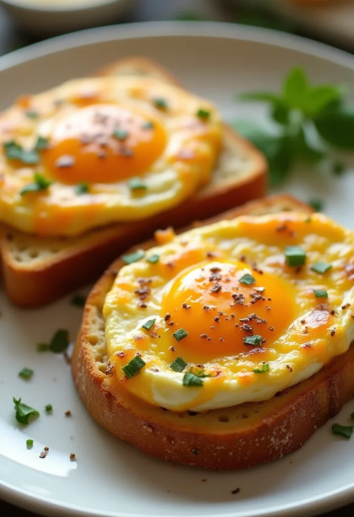 Air Fryer Egg and Cheese Toast Recipe