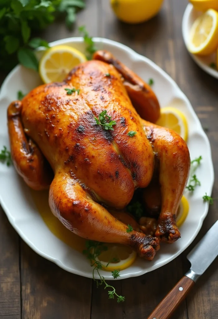 Air Fryer Rotisserie Chicken
