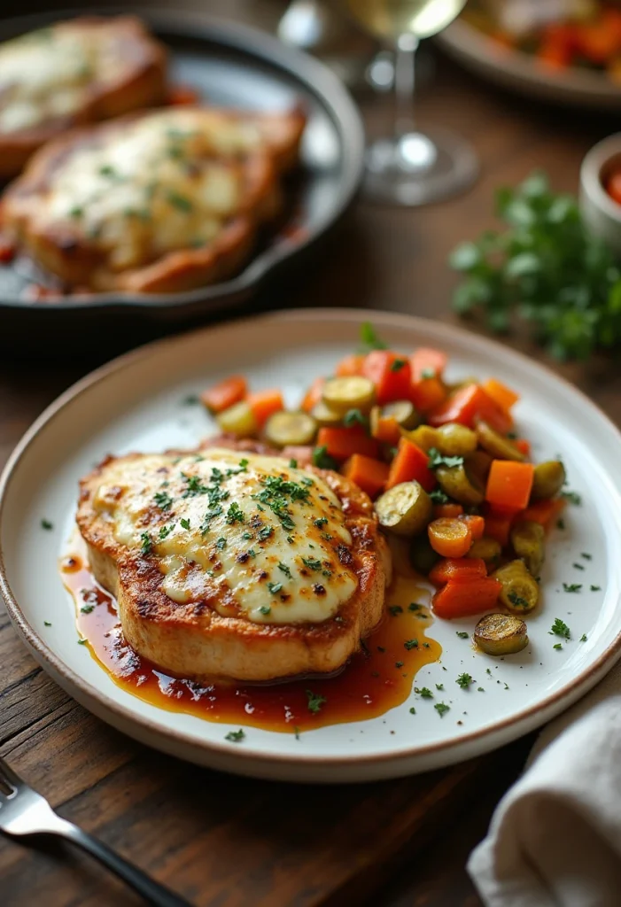 Balsamic Baked Chicken Breast with Mozzarella Cheese
