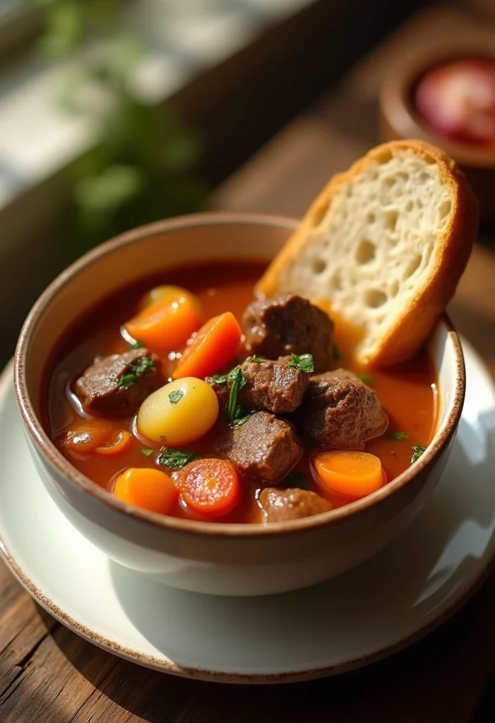 Beef Stew with Carrots and Potatoes