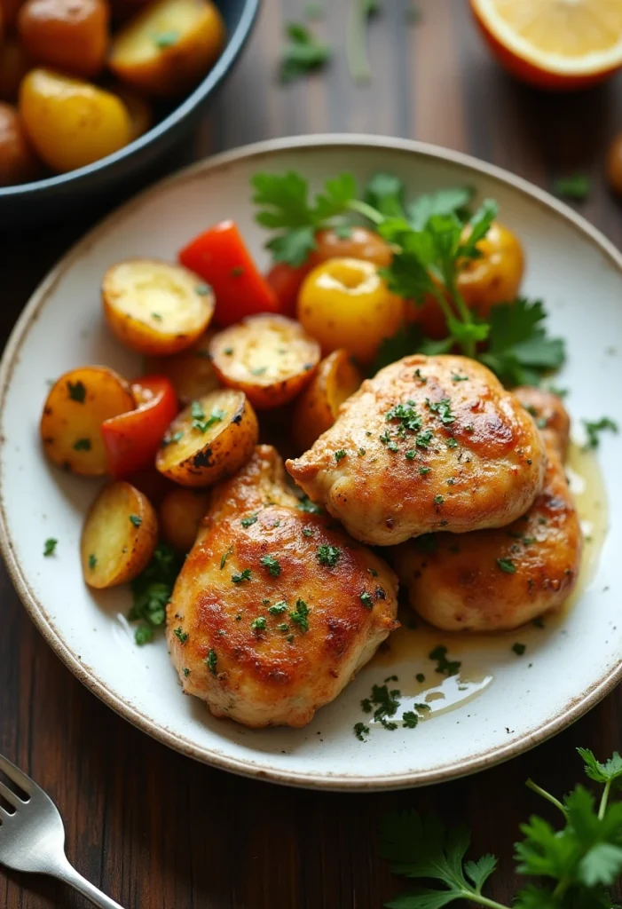 Boneless Skinless Chicken Thighs in Oven