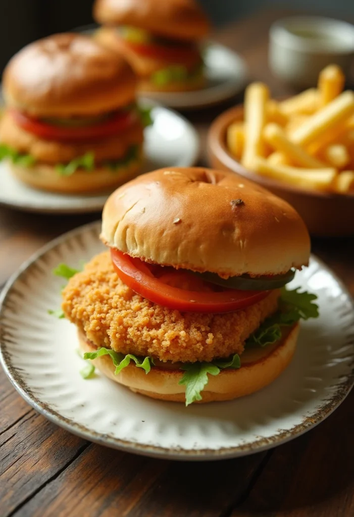 Breaded Pork Tenderloin Sandwich