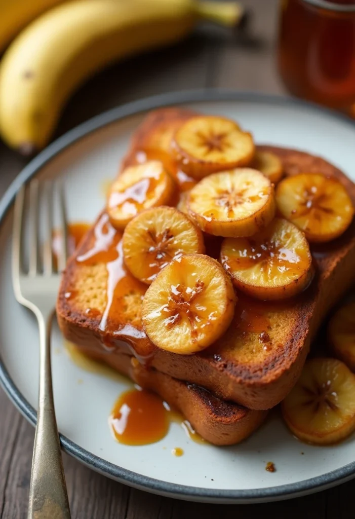 Caramelized Banana Toast Recipe