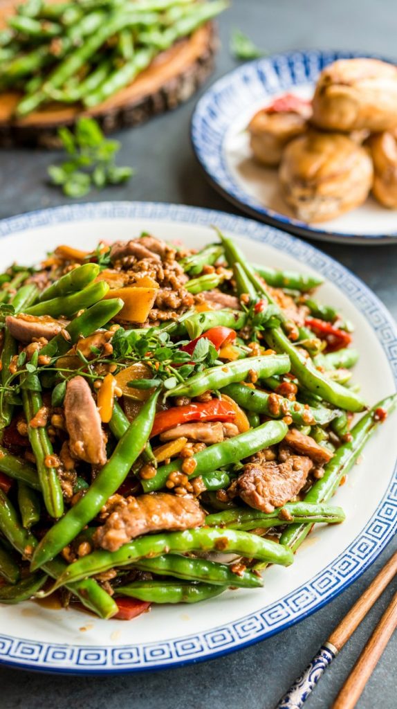 Chinese Green Beans With Pork recipe