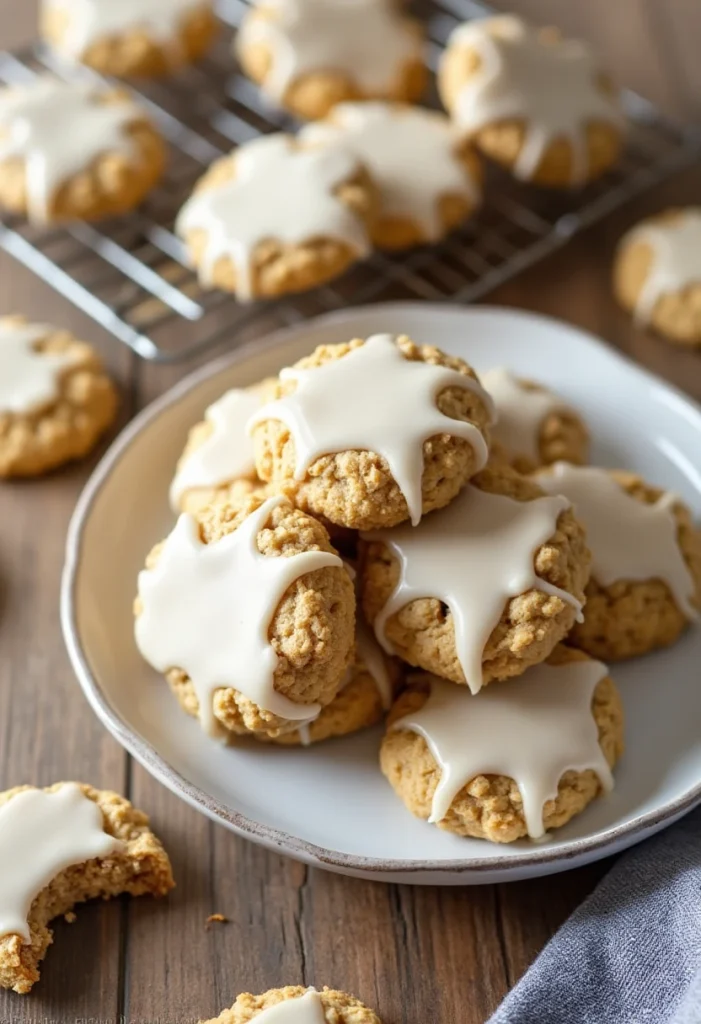 Crumbl Iced Oatmeal Cookies
