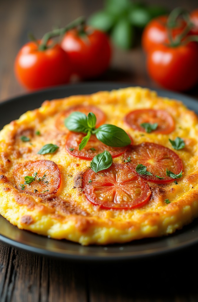 Easy Tomato Omelette Recipe