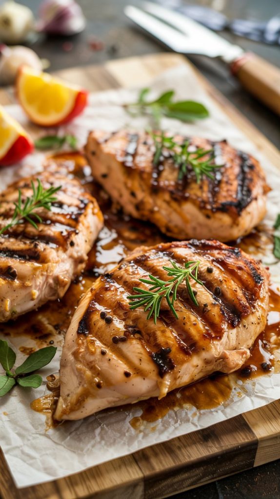 Grilled BBQ Chicken Breasts recipe