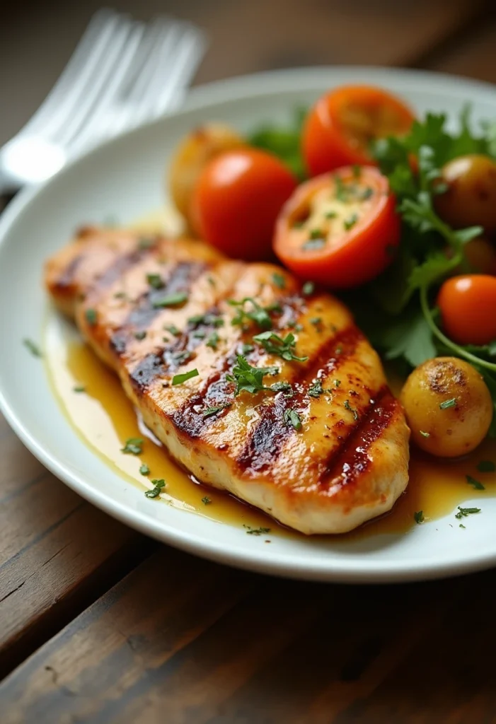 Grilled Honey Mustard Chicken Breast
