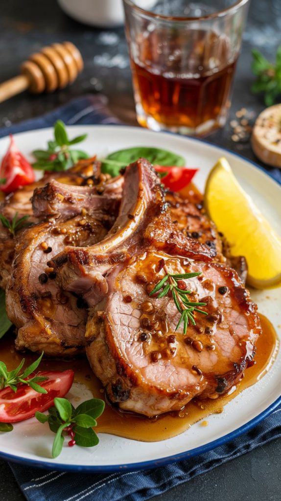 Honey Glazed Pork Chops recipe