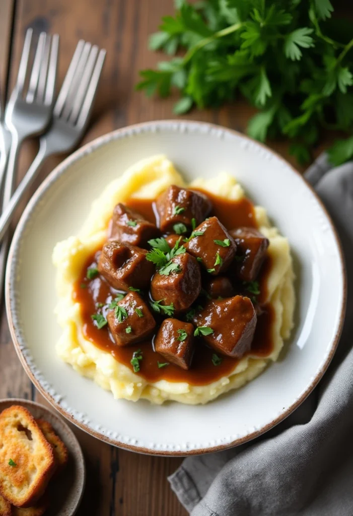 Instant Pot Beef Tips with Gravy