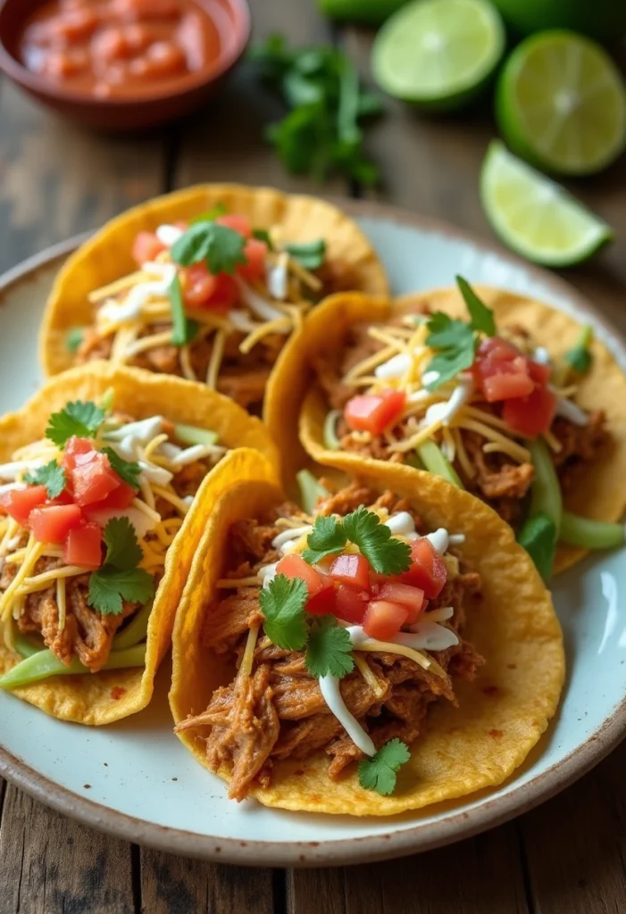 Mexican Rotisserie Chicken Tostadas