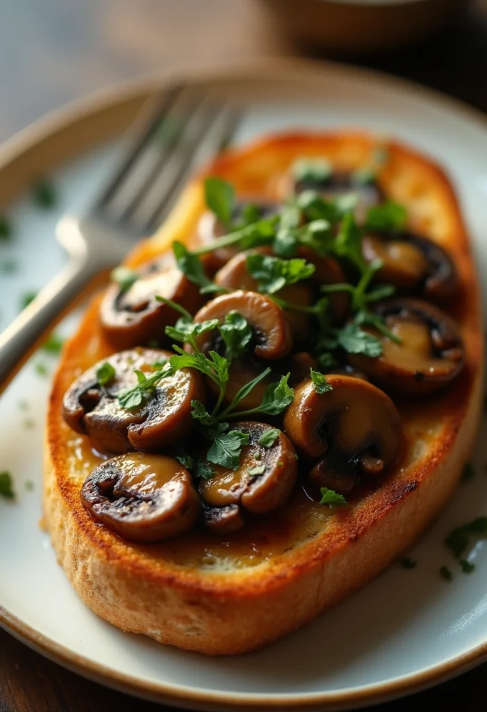 Mushroom Toast Recipe