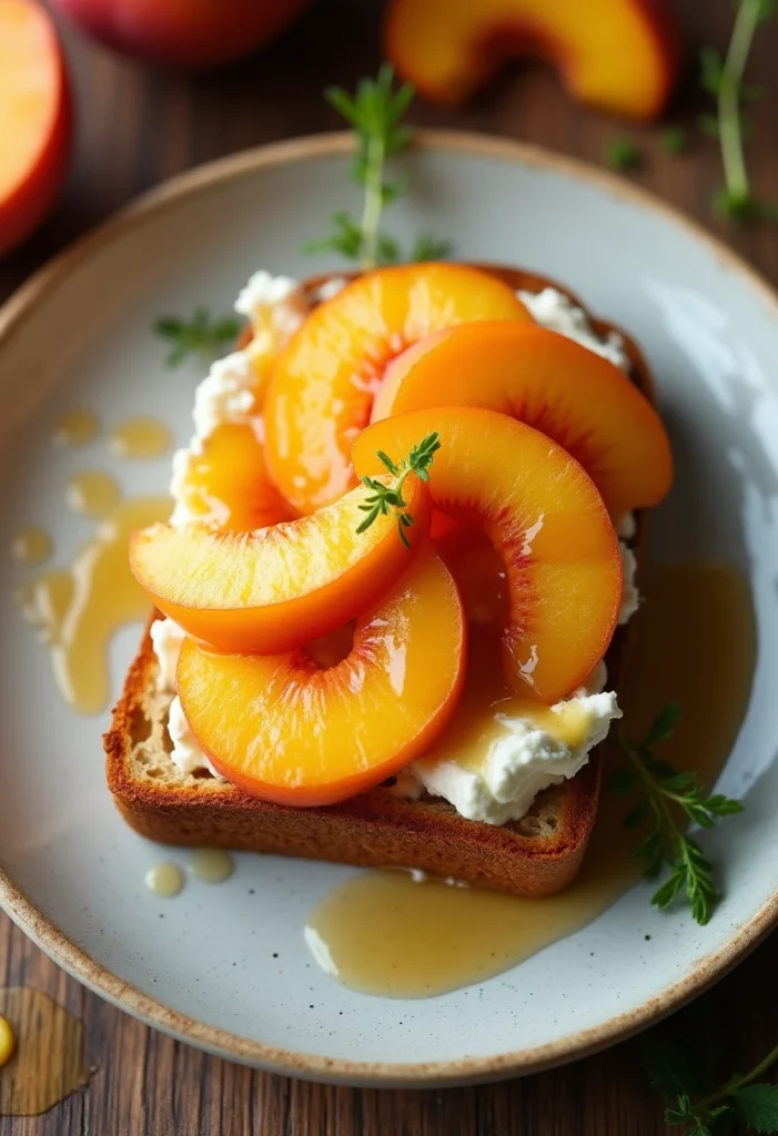 Peach Toast Recipe