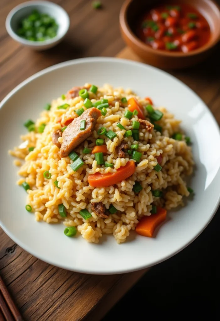 Pork And Egg Fried Rice