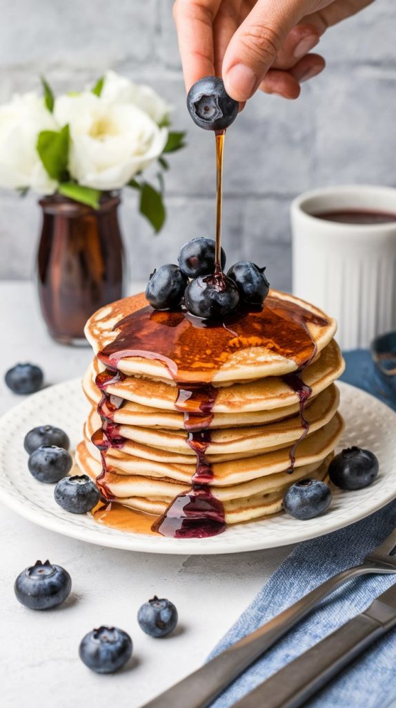 Vegan Blueberry Pancakes recipe
