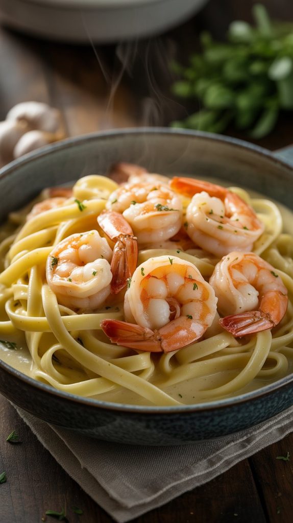 Creamy Shrimp Scampi
