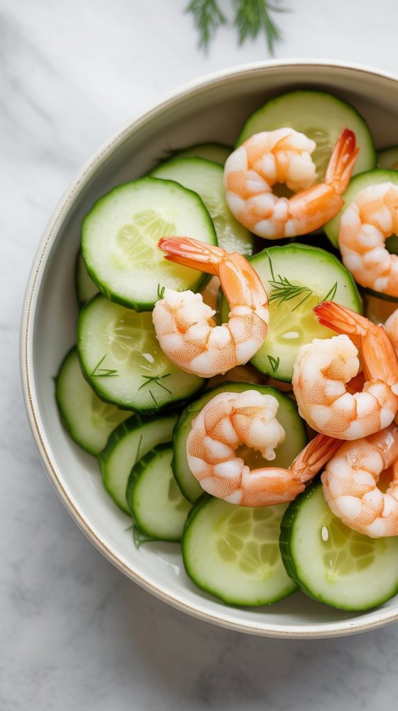 Cucumber Shrimp Salad recipe
