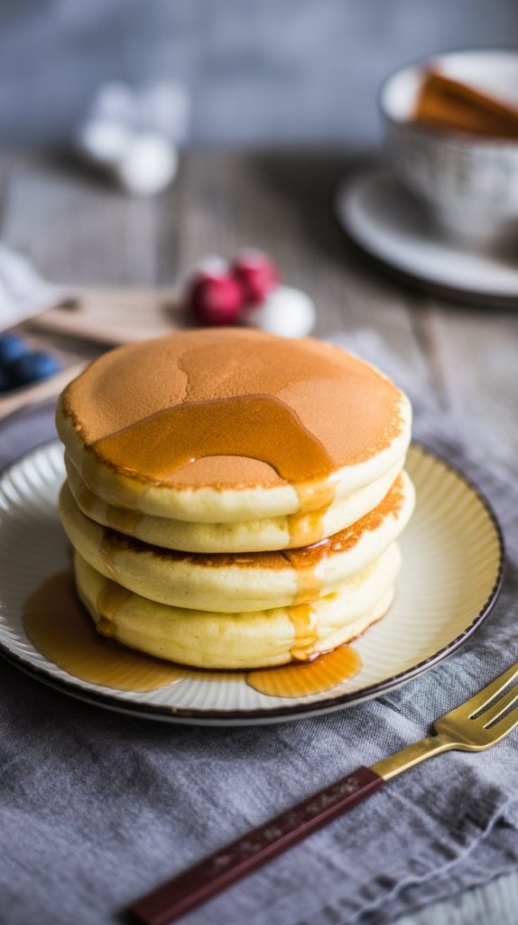 Fluffy Japanese Soufflé Pancakes Recipe