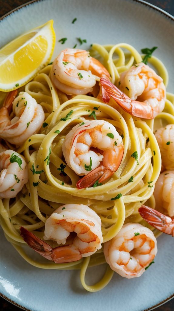 Shrimp Scampi Linguine recipe