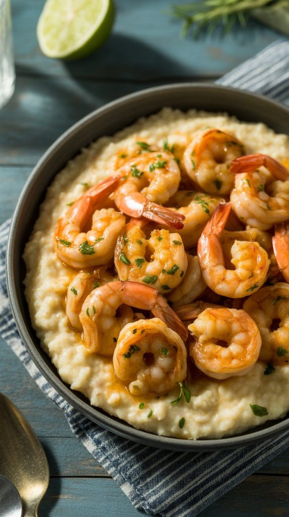 Spicy Southern Shrimp and Grits