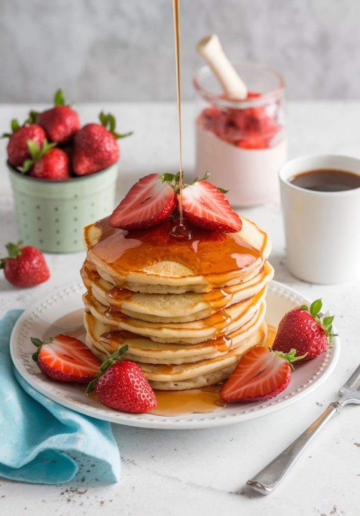 Strawberry Pancakes recipe