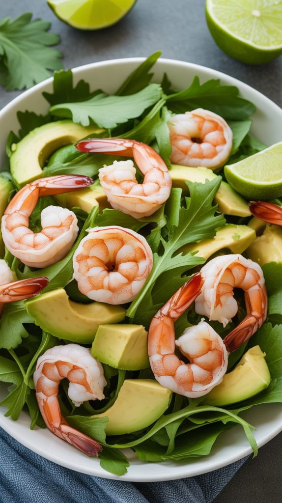 Zesty Lime Shrimp and Avocado Salad recipe