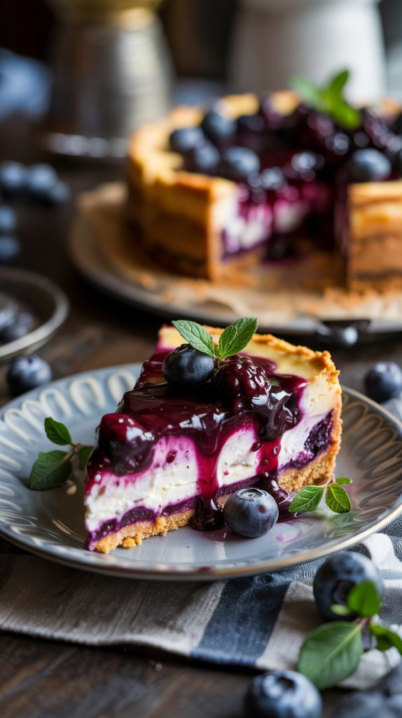 No-Bake Blueberry Cheesecake Recipe