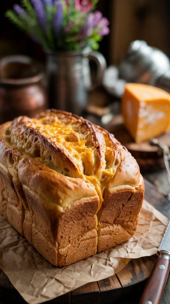 Easy Cheddar Cheese Bread Recipe
