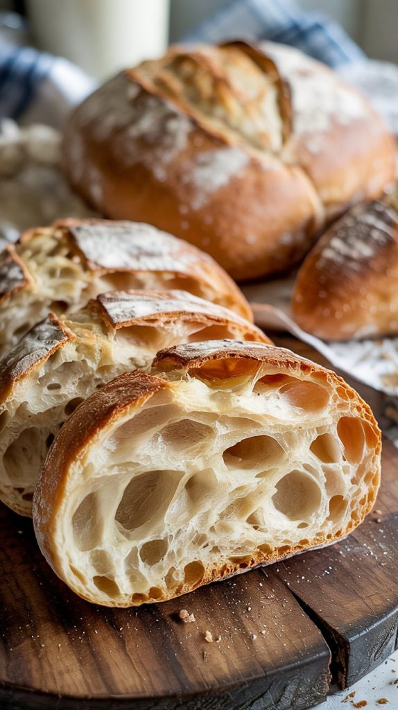 No-Knead Ciabatta with a Light and Airy Crumb recipe