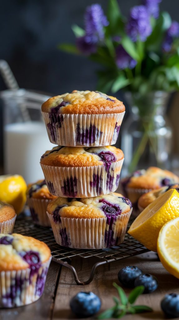 Lemon Blueberry Muffins recipe