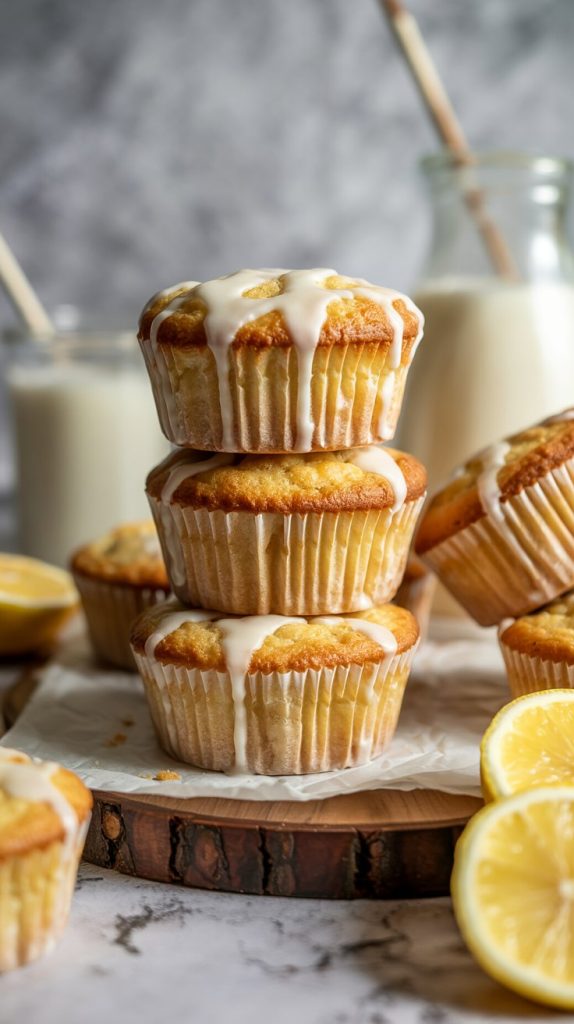 Lemon Cream Cheese Muffins recipe