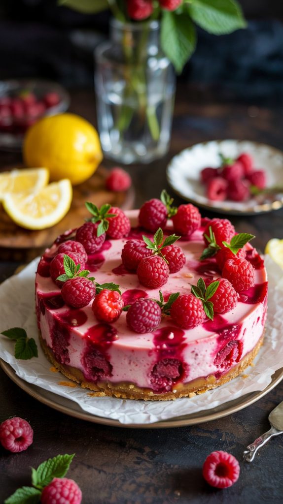 Raspberry Lemon Cheesecake Recipe