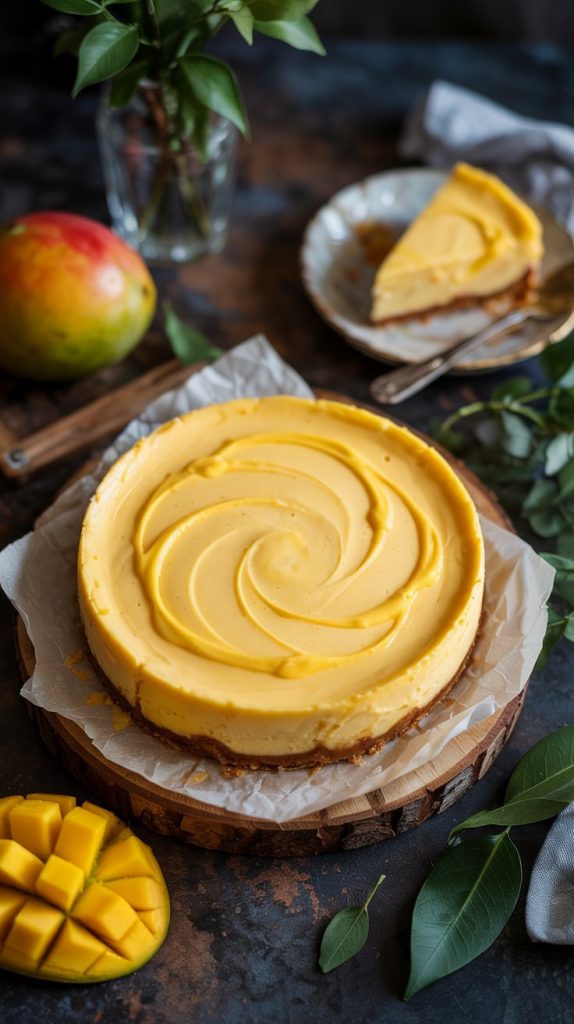 Velvety Mango Cheesecake Bliss recipe