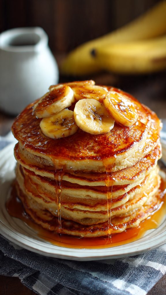 Brown Sugar Banana Pancakes